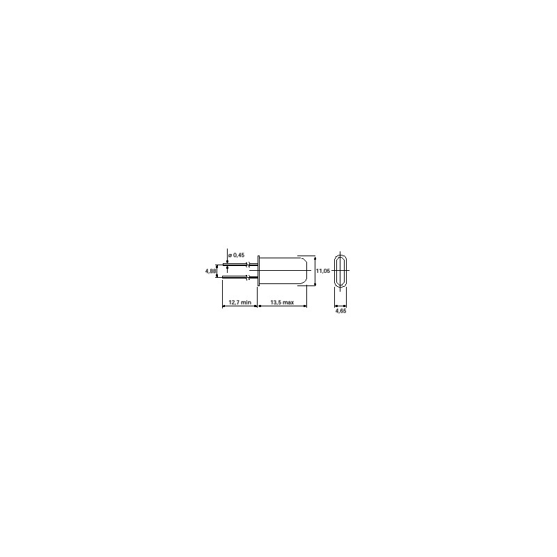 CRISTAL CUARZO CAPSULA HC-49/U