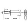 CRISTAL CUARZO CAPSULA HC-49/U CRISTAL CUARZO CAPSULA HC-49/U
