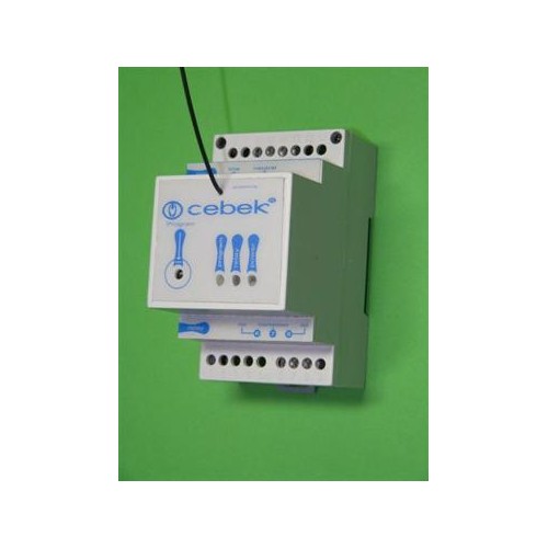 TELEMANDO RECEPT.230V CARRIL DIN 1 CANAL CEBEK G3