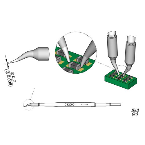 JBC CARTUCHO CÓNICO DOBLADO, 10 ud