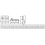 CONECTOR POSTE MACHO RECTO POLARIZADO PARA C.I. Paso 2,54 mm CONECTOR POSTE MACHO RECTO POLARIZADO PARA C.I. Paso 2,54 mm