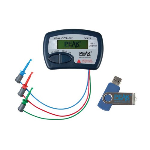PEAK ANALIZADOR PARA COMPONENTES SEMICONDUCTORES CON TRAZADO DE CURVAS