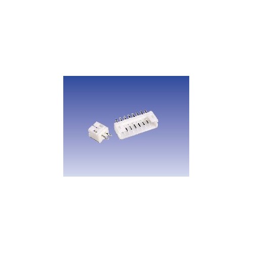 CONECTOR POSTE MACHO RECTO POLARIZADO PARA C.I. Paso 2 mm