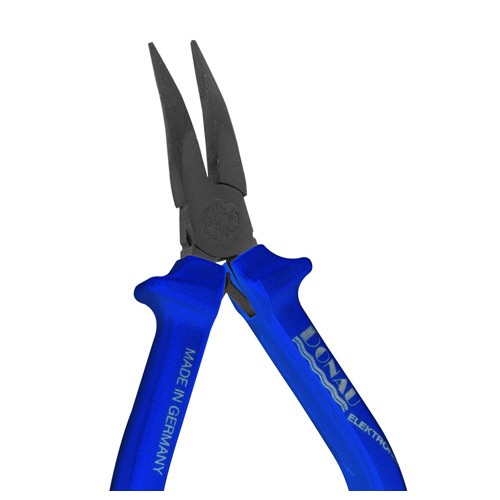 DONAU ALICATES DE PUNTA FINA PARA ELECTRÓNICA DOBLADOS 35º