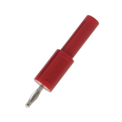 DONAU ENCHUFE ADAPTADOR 2 MM - ENCHUFE 4 MM ROJO