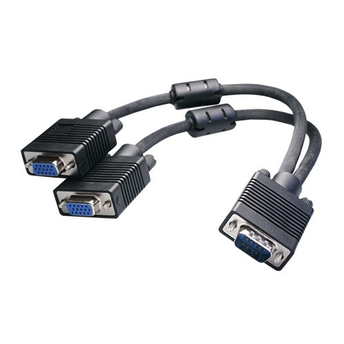 AVALVA CONEXIÓN VÍDEO SVGA MACHO A 2 SVGA HEMBRA