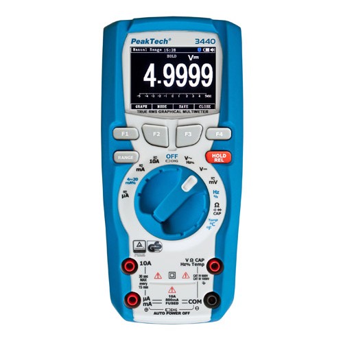 PEAKTECH MULTIMETRO GRÁFICO TRUE RMS 50000 COUNTS