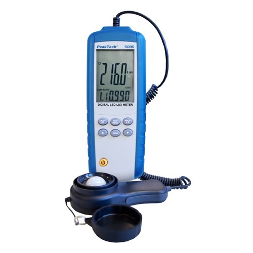 PEAKTECH LUXÓMETRO PARA LED CON MEDIDOR DIGITAL LED LUX