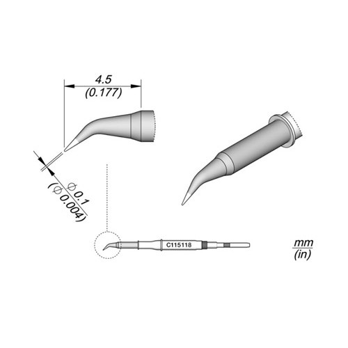 JBC CARTUCHO CÓNICO DOBLADO