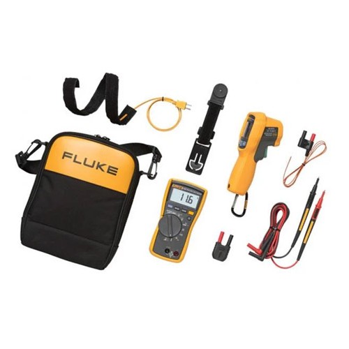 FLUKE KIT MULTIMETRO 116 + TERMOMETRO IR62MAX+