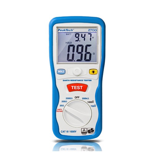 PEAKTECH MEDIDOR DE RESISTENCIA A TIERRA