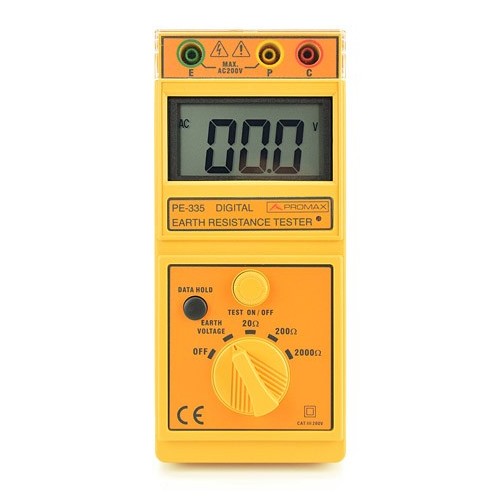 PROMAX MEDIDOR DIGITAL DE RESISTENCIA DE TIERRA CON PICAS