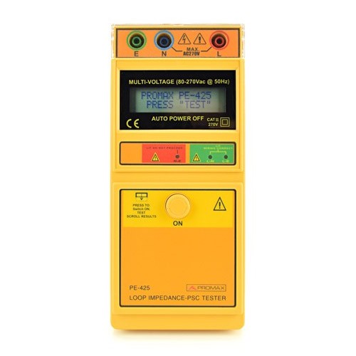 PROMAX MEDIDOR DE TIERRA SIN PICAS PARA IMPEDANCIA DE TIERRA, BUCLE Y CORTOCIRCUITO