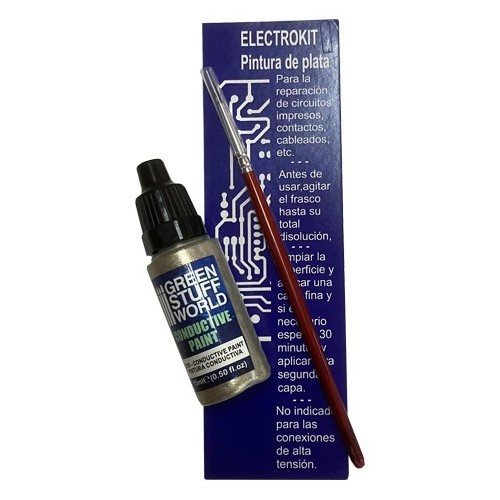 PINTURA DE PLATA PARA REPARACIÓN DE CIRCUITOS