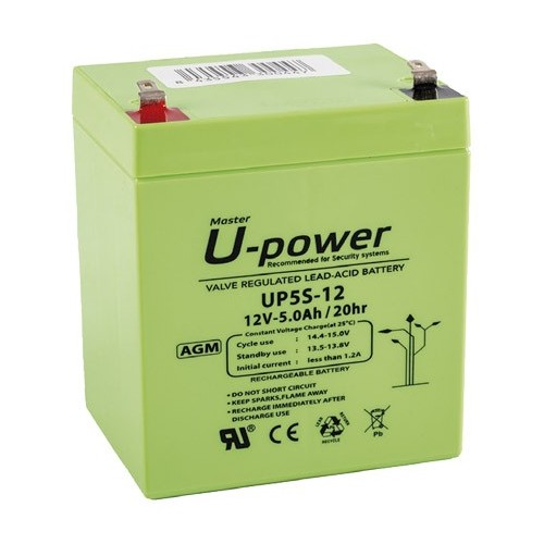 UPOWER BATERÍA DE PLOMO-ÁCIDO AGM MONOBLOCK CON VÁLVULA REGULADORA