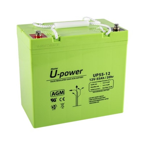 UPOWER BATERÍA DE PLOMO-ÁCIDO AGM MONOBLOCK CON VÁLVULA REGULADORA