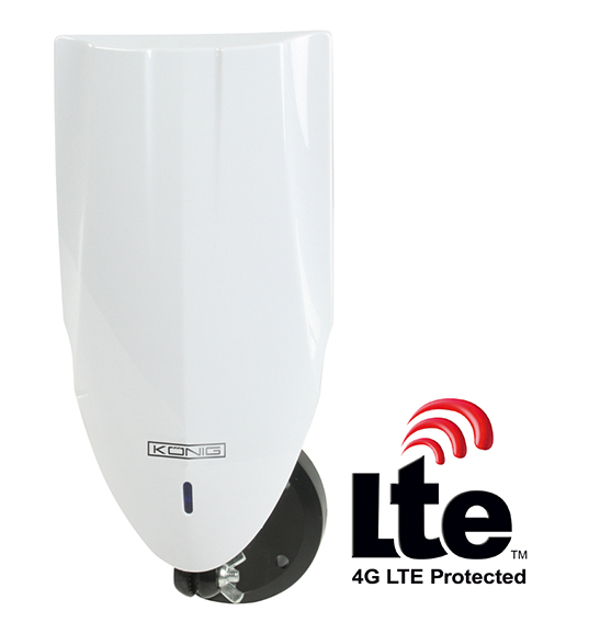 Antena exterior inteligente TDT LTE 2 de 42 dB máx. con sistema